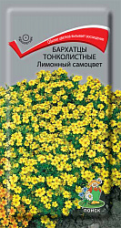 Бархатцы тонколистные Лимонный самоцвет 20-30см "ПОИСК"(ЦВ) ("1) 0,1гр.