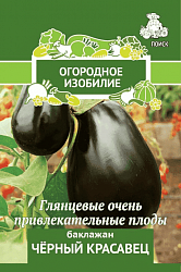Баклажан Черный красавец ПОИСК (А)(Огородное изобилие) 0,25гр