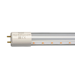 Лампа светодиодная для растений. Форма "T8", прозрачная LED-T8-18W/SPSB/G13/CL PLP30WH