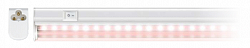 Светильник для растений светодиод.лин, 1150мм, свет-розовый,выкл.на корп.ULI-P13-35W/SPLE IP40 WHITE